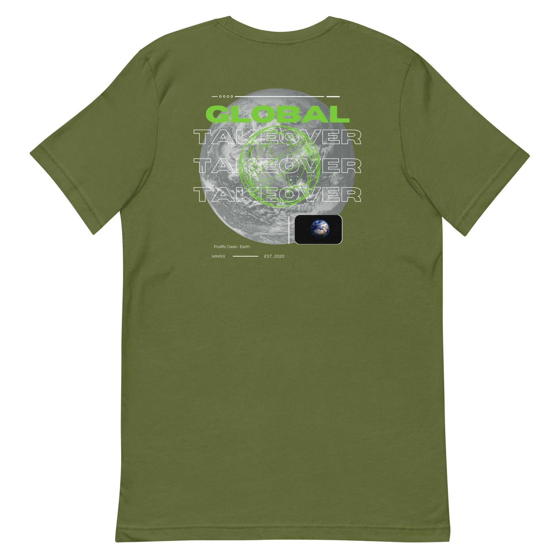 Global Takeover Unisex t-shirt - Prolific Oasis