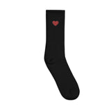 Love Embroidered Socks